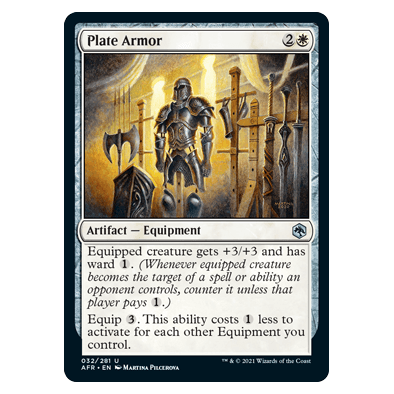 Plate Armor : DUNGEONS & DRAGONS: ADVENTURES IN THE FORGOTTEN REALMS - 032/281