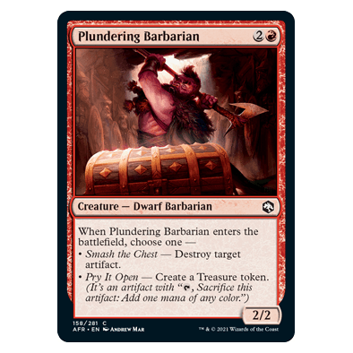 Plundering Barbarian : DUNGEONS & DRAGONS: ADVENTURES IN THE FORGOTTEN REALMS - 158/281