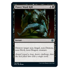 Power Word Kill : DUNGEONS & DRAGONS: ADVENTURES IN THE FORGOTTEN REALMS - 114/281