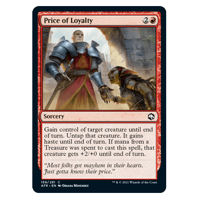Price of Loyalty : DUNGEONS & DRAGONS: ADVENTURES IN THE FORGOTTEN REALMS - 159/281