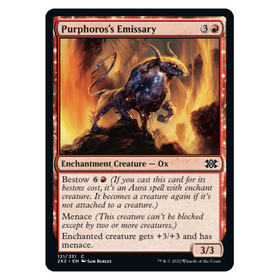 Purphoros's Emissary (FOIL) : DOUBLE MASTERS 2022 - 121/331