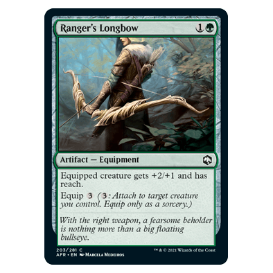 Ranger's Longbow : DUNGEONS & DRAGONS: ADVENTURES IN THE FORGOTTEN REALMS - 203/281