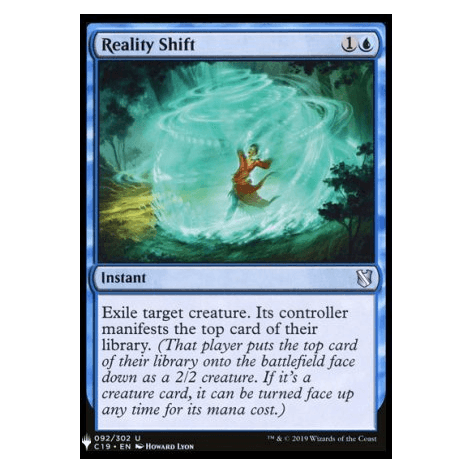 Reality Shift : THE LIST