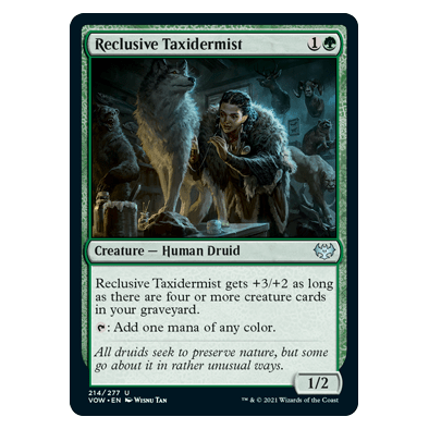 Reclusive Taxidermist : INNISTRAD CRIMSON VOW - 214/277