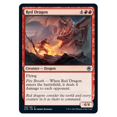 Red Dragon : DUNGEONS & DRAGONS: ADVENTURES IN THE FORGOTTEN REALMS - 160/281