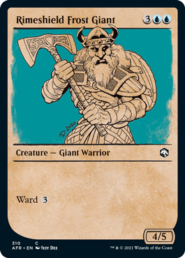 Rimeshield Frost Giant (Showcase) : DUNGEONS & DRAGONS: ADVENTURES IN THE FORGOTTEN REALMS - 310 - Lockett Labs UK