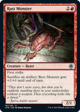 Rust Monster : DUNGEONS & DRAGONS: ADVENTURES IN THE FORGOTTEN REALMS - 161/281 - Lockett Labs UK