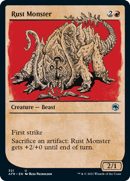 Rust Monster (Showcase) : DUNGEONS & DRAGONS: ADVENTURES IN THE FORGOTTEN REALMS - 321 - Lockett Labs UK