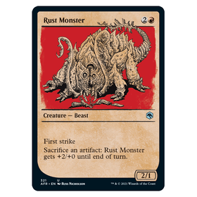 Rust Monster (Showcase) : DUNGEONS & DRAGONS: ADVENTURES IN THE FORGOTTEN REALMS - 321