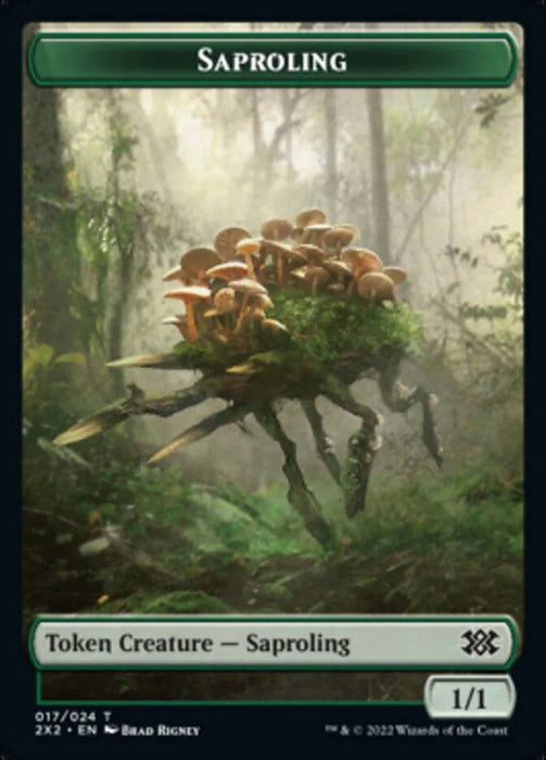 Saproling // Vampire Double-sided Token : DOUBLE MASTERS 2022 - 009/024 // 017/024