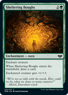 Sheltering Boughs : INNISTRAD CRIMSON VOW - 218/277 - Lockett Labs UK