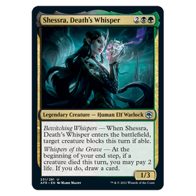Shessra, Death's Whisper : DUNGEONS & DRAGONS: ADVENTURES IN THE FORGOTTEN REALMS - 231/281