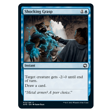 Shocking Grasp : DUNGEONS & DRAGONS: ADVENTURES IN THE FORGOTTEN REALMS - 072/281