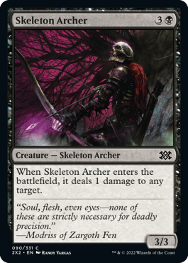 Skeleton Archer : DOUBLE MASTERS 2022 - 090/331 - Lockett Labs UK