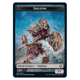 Skeleton Token / Lost Mine of Phandelver Token : DUNGEONS & DRAGONS: ADVENTURES IN THE FORGOTTEN REALMS - 006/019