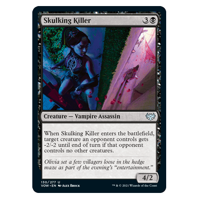 Skulking Killer : INNISTRAD CRIMSON VOW - 130/277