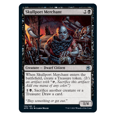 Skullport Merchant : DUNGEONS & DRAGONS: ADVENTURES IN THE FORGOTTEN REALMS - 120/281