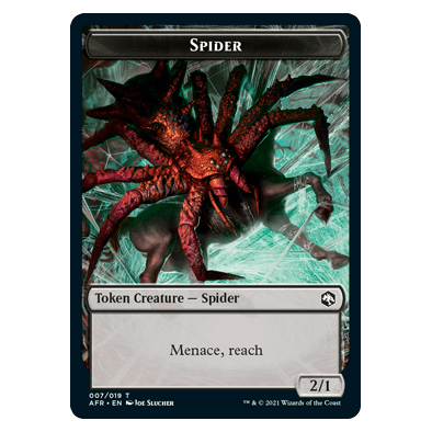 Spider Token : DUNGEONS & DRAGONS: ADVENTURES IN THE FORGOTTEN REALMS - 007/019