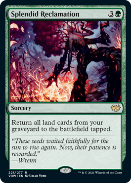 Splendid Reclamation : INNISTRAD CRIMSON VOW - 221/277 - Lockett Labs UK