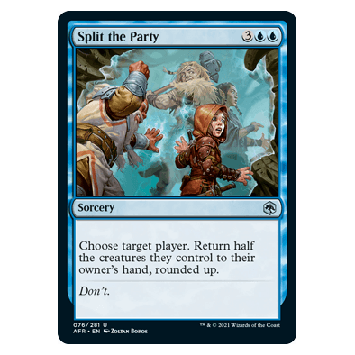 Split the Party : DUNGEONS & DRAGONS: ADVENTURES IN THE FORGOTTEN REALMS - 076/281
