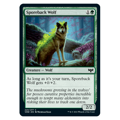 Sporeback Wolf : INNISTRAD CRIMSON VOW - 223/277