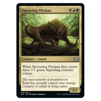 Sprouting Thrinax : DOUBLE MASTERS 2022 - 278/331