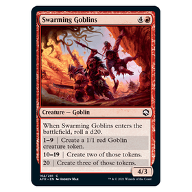 Swarming Goblins : DUNGEONS & DRAGONS: ADVENTURES IN THE FORGOTTEN REALMS - 162/281