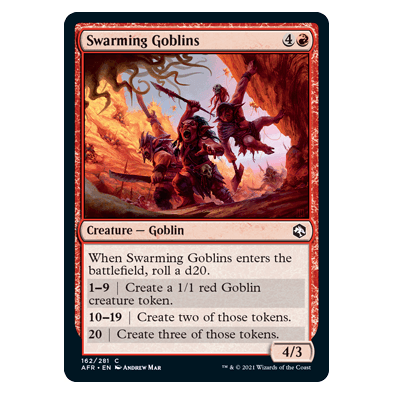 Swarming Goblins : DUNGEONS & DRAGONS: ADVENTURES IN THE FORGOTTEN REALMS - 162/281