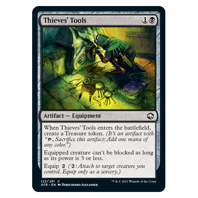 Thieves' Tools : DUNGEONS & DRAGONS: ADVENTURES IN THE FORGOTTEN REALMS - 122/281