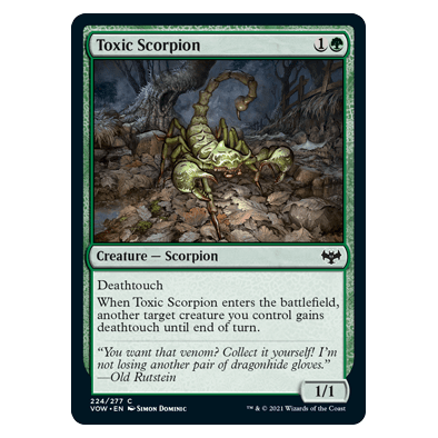 Toxic Scorpion : INNISTRAD CRIMSON VOW - 224/277