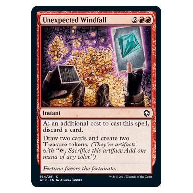 Unexpected Windfall : DUNGEONS  DRAGONS: ADVENTURES IN THE FORGOTTEN REALMS - 164/281