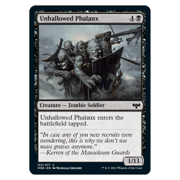 Unhallowed Phalanx : INNISTRAD CRIMSON VOW - 135/277