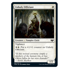 Unholy Officiant : INNISTRAD CRIMSON VOW - 041/277