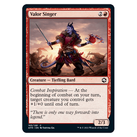 Valor Singer : DUNGEONS & DRAGONS: ADVENTURES IN THE FORGOTTEN REALMS - 165/281