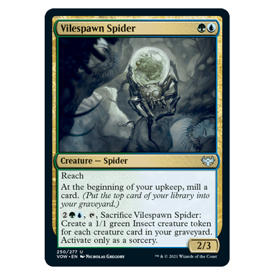 Vilespawn Spider : INNISTRAD CRIMSON VOW - 250/277