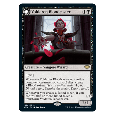Voldaren Bloodcaster // Bloodbat Summoner : INNISTRAD CRIMSON VOW - 137/277