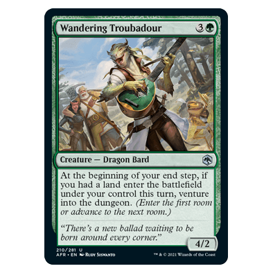 Wandering Troubadour : DUNGEONS & DRAGONS: ADVENTURES IN THE FORGOTTEN REALMS - 210/281