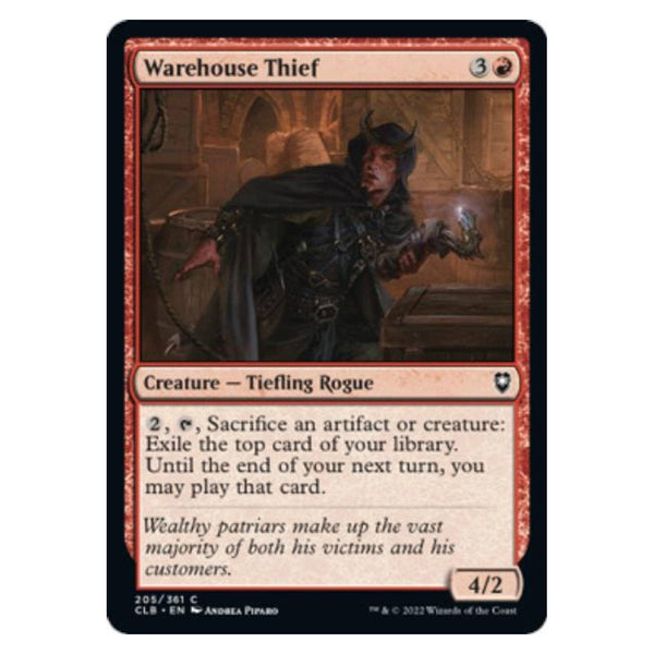 Warehouse Thief : DUNGEONS & DRAGONS: BATTLE FOR BALDUR'S GATE - 205/361