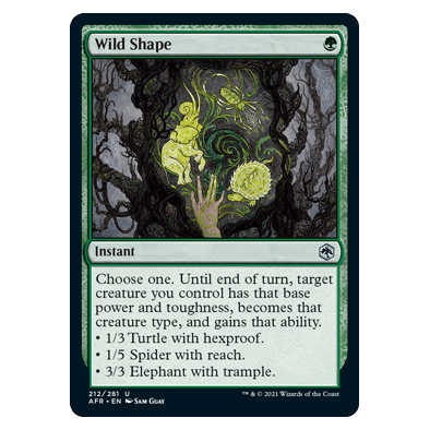 Wild Shape : DUNGEONS & DRAGONS: ADVENTURES IN THE FORGOTTEN REALMS - 212/281