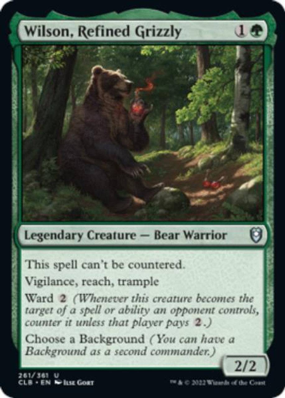 Wilson, Refined Grizzly : DUNGEONS & DRAGONS: BATTLE FOR BALDUR'S GATE - 261/361 - Lockett Labs UK
