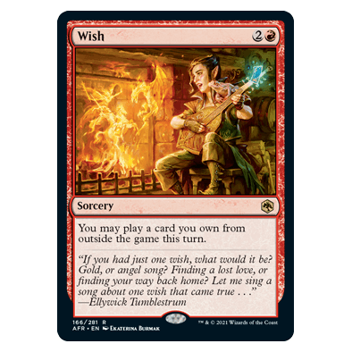 Wish : DUNGEONS & DRAGONS: ADVENTURES IN THE FORGOTTEN REALMS - 166/281