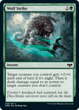 Wolf Strike : INNISTRAD CRIMSON VOW - 228/277 - Lockett Labs UK