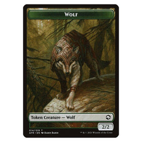 Wolf Token : DUNGEONS & DRAGONS: ADVENTURES IN THE FORGOTTEN REALMS - 014/019