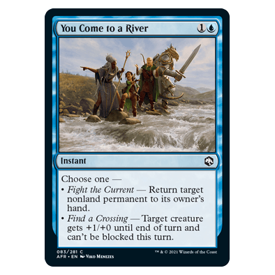You Come to a River : DUNGEONS & DRAGONS; ADVENTURES IN THE FORGOTTEN REALMS - 083/281