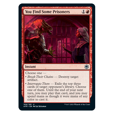 You Find Some Prisoners : DUNGEONS & DRAGONS: ADVENTURES IN THE FORGOTTEN REALMS - 169/281