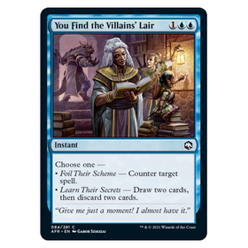 You Find the Villains' Lair : DUNGEONS & DRAGONS: ADVENTURES IN THE FORGOTTEN REALMS - 084/281