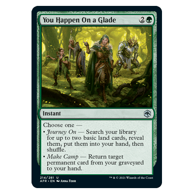 You Happen On a Glade : DUNGEONS & DRAGONS: ADVENTURES IN THE FORGOTTEN REALMS - 214/281