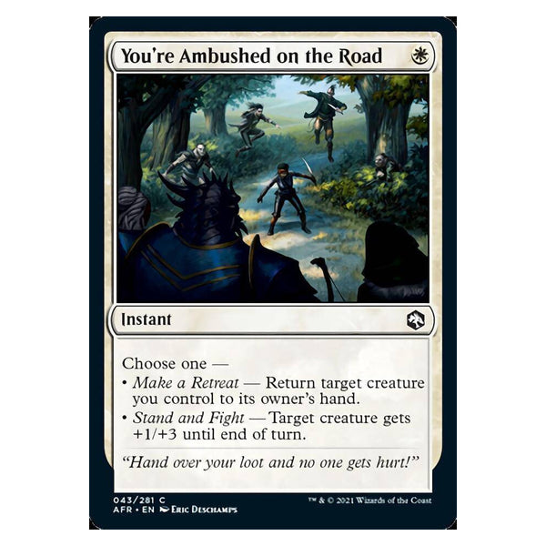 You're Ambushed on the Road : DUNGEONS & DRAGONS: ADVENTURES IN THE FORGOTTEN REALMS - 043/281