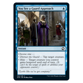 You See a Guard Approach : DUNGEONS & DRAGONS: ADVENTURES IN THE FORGOTTEN REALMS - 085/281
