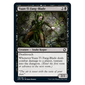 Yuan-Ti Fang-Blade : DUNGEONS & DRAGONS: ADVENTURES IN THE FORGOTTEN REALMS - 128/281